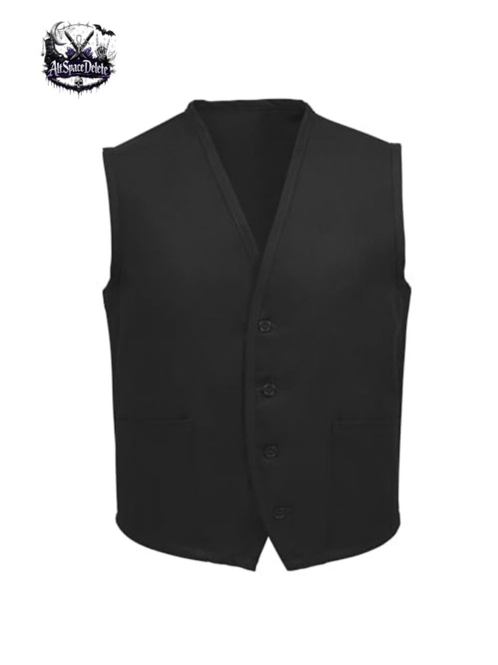 Unisex Button Vest Poly Cotton Classic Fit Sleeveless Workwear